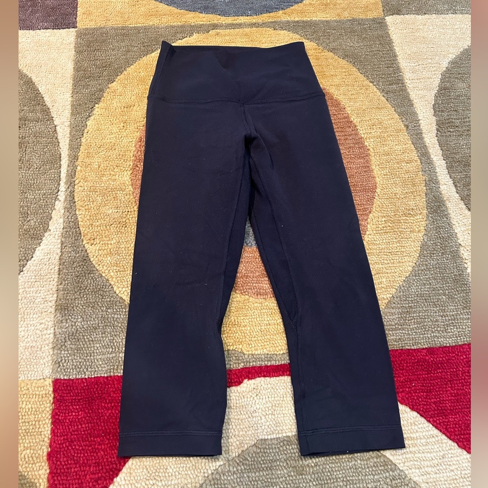 lululemon athletica Navy Cropped Leggings